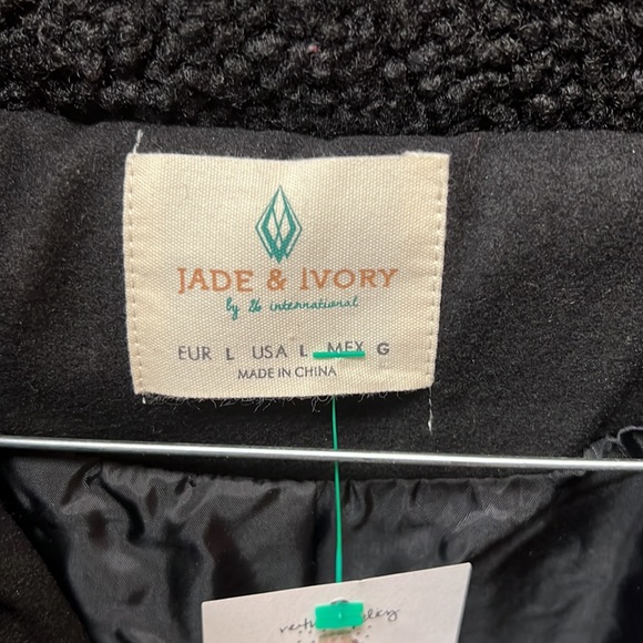 Top Gun Sherpa Collar Zip Up Wool Like Jacket - Picture 3 of 3